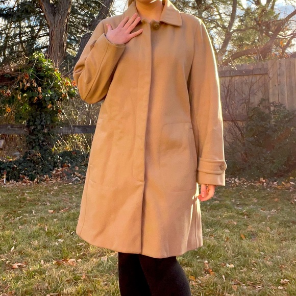 J. Crew Jackets & Coats J Crew Womens Camel Colored Classic Trend Coat Poshmark